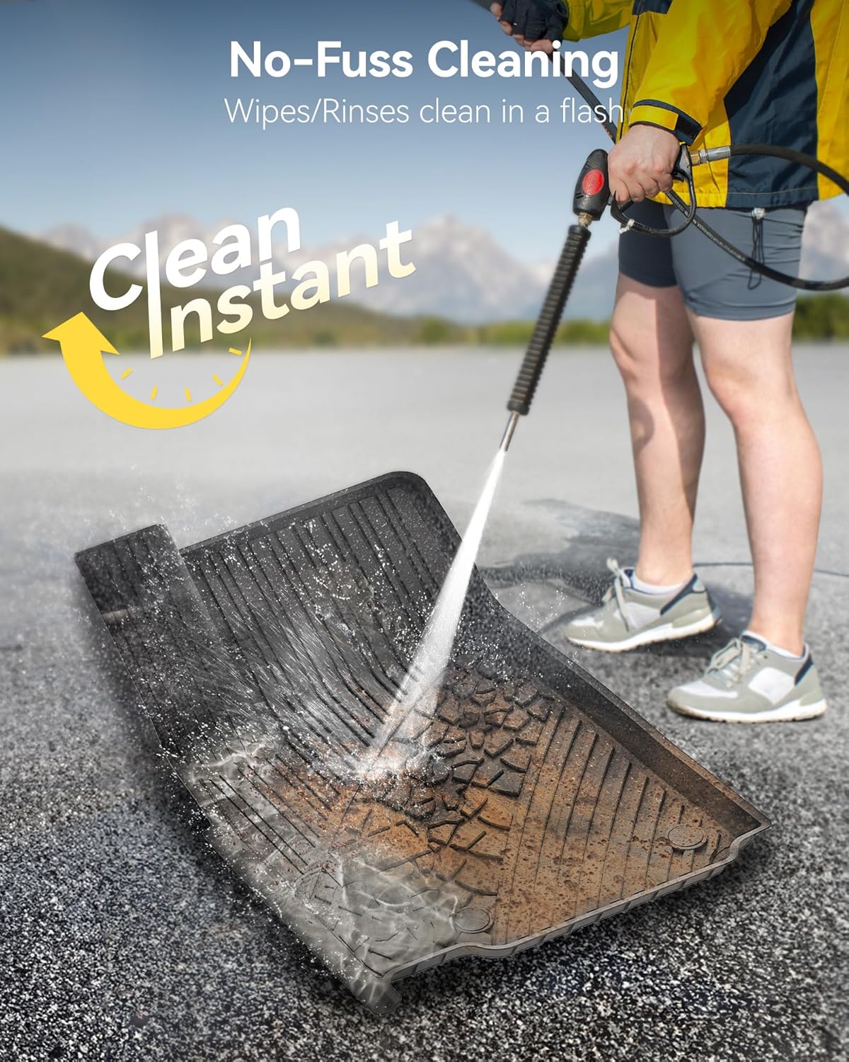 3W Floor Mats & Cargo Liner & Seatback Mats Fit for 2022-2025 2026 Jeep Grand Cherokee WL/4xe 5-Seat Only, (NOT for WK2 or L), TPE All Weather Heavy Duty Car Accessories - Image 4