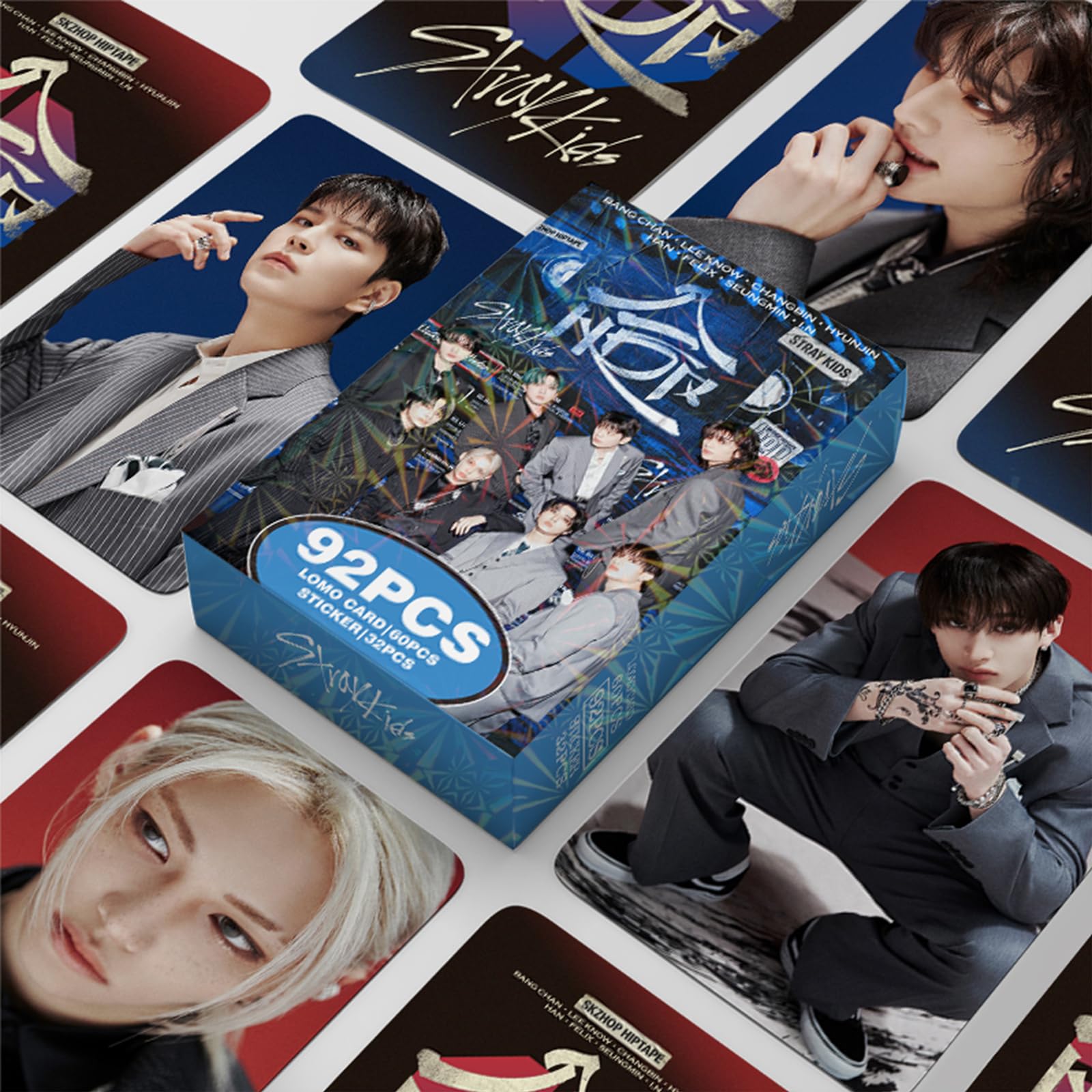 KPOPBP Stray Kids Photocards HOP Album Photo Cards 60 PCS SKZHOP