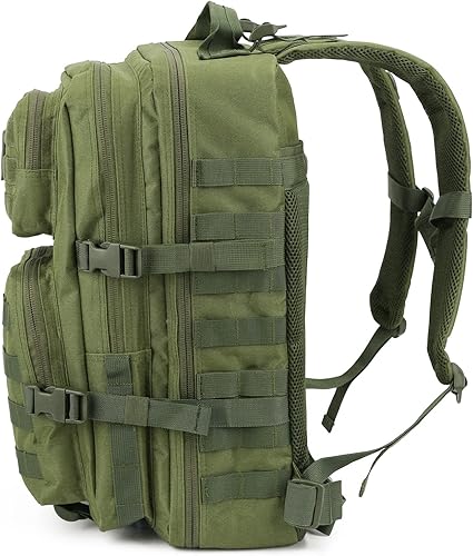 Miniatura 48 de Reebow Gear Mochila táctica militar, grande, bolsa de emergencia con capacidad hasta para 3 días, Molle, negro