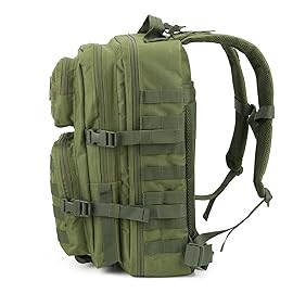 REEBOW GEAR Military Tactical Backpack Large Army 3 Day Assault Pack Molle Bag Army Green
