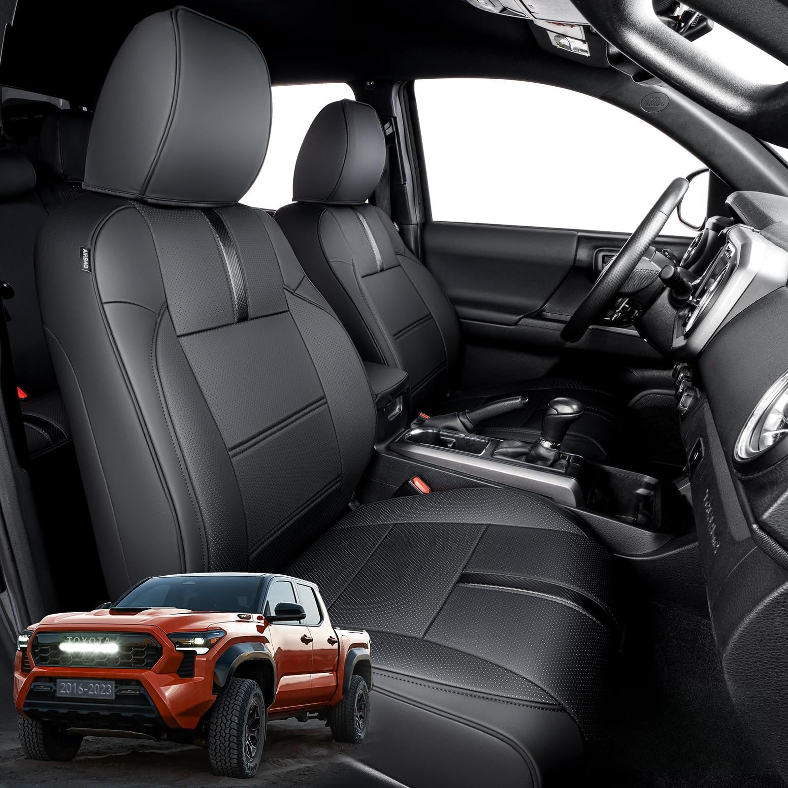 DrCarNow Tacoma Leather Seat Covers (Full Set)