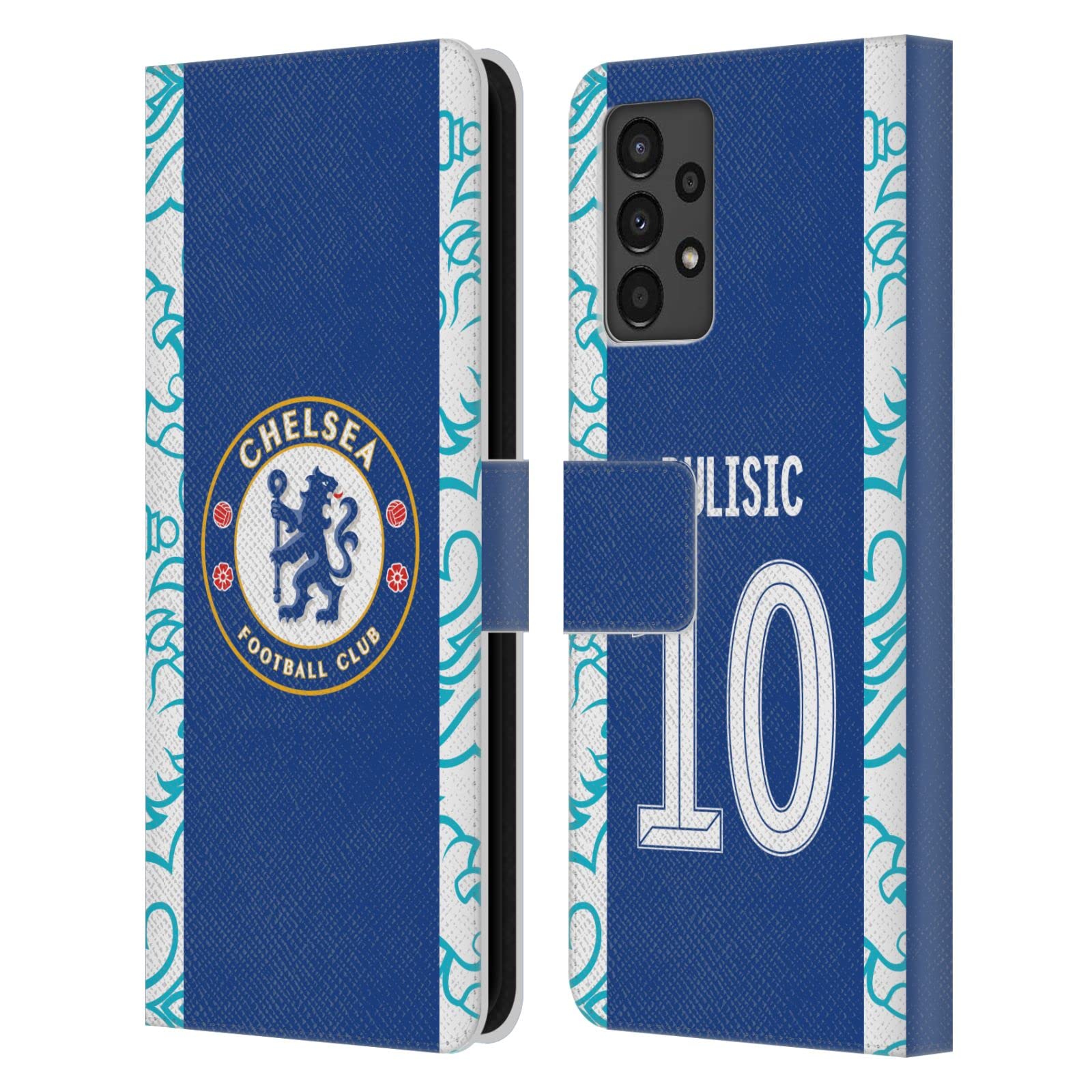 Funda Samsung Galaxy A13 libro evita arañazos con diseño Chelsea Pulisic 7