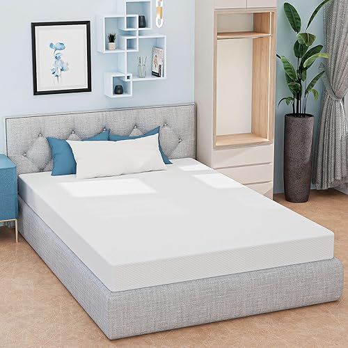 Miniatura 8 de Nchanmar Colchón individual de 8 pulgadas, colchón de espuma viscoelástica de gel tamaño individual, alivia la presión, espuma de gel refrescante,