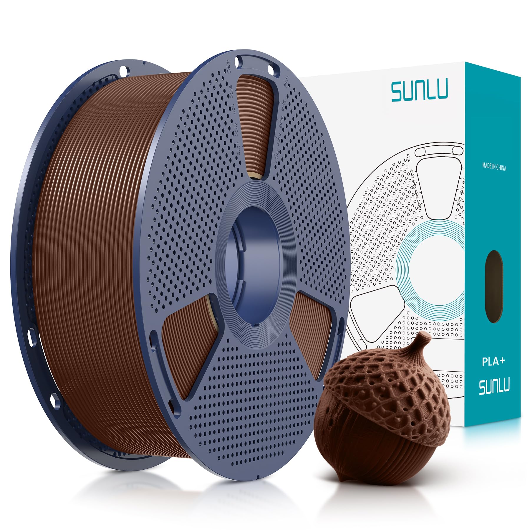 SUNLU PLA+ Filament 1.75mm, PLA Plus 3D Drucker Filament