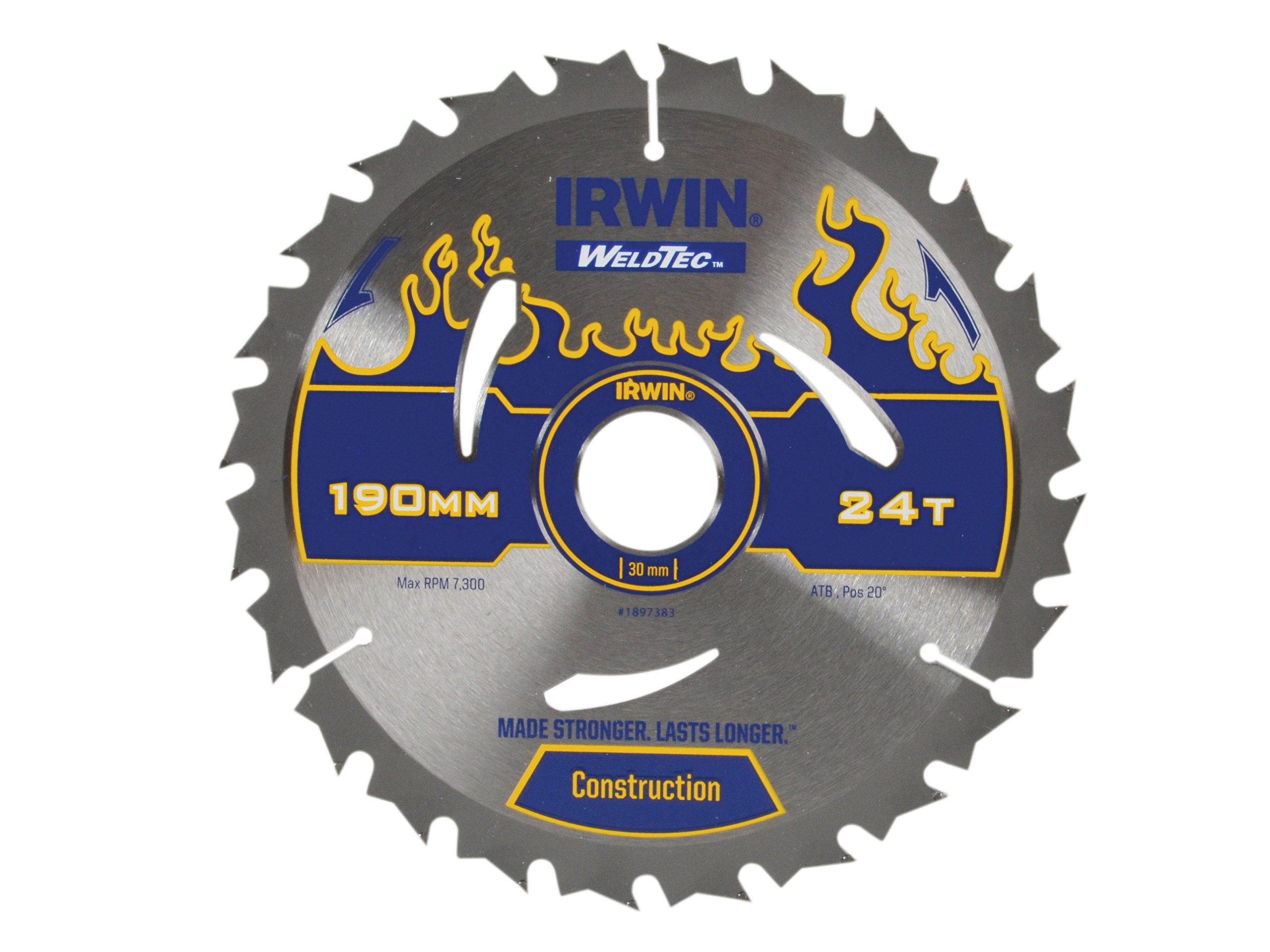 Irwin - Disco sierra circular weldtec 190mm/24t