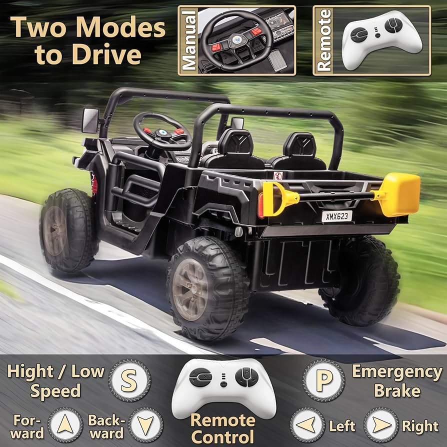 Amazon.com: 24V Ride on Toys for Big Kids w/Remote Control