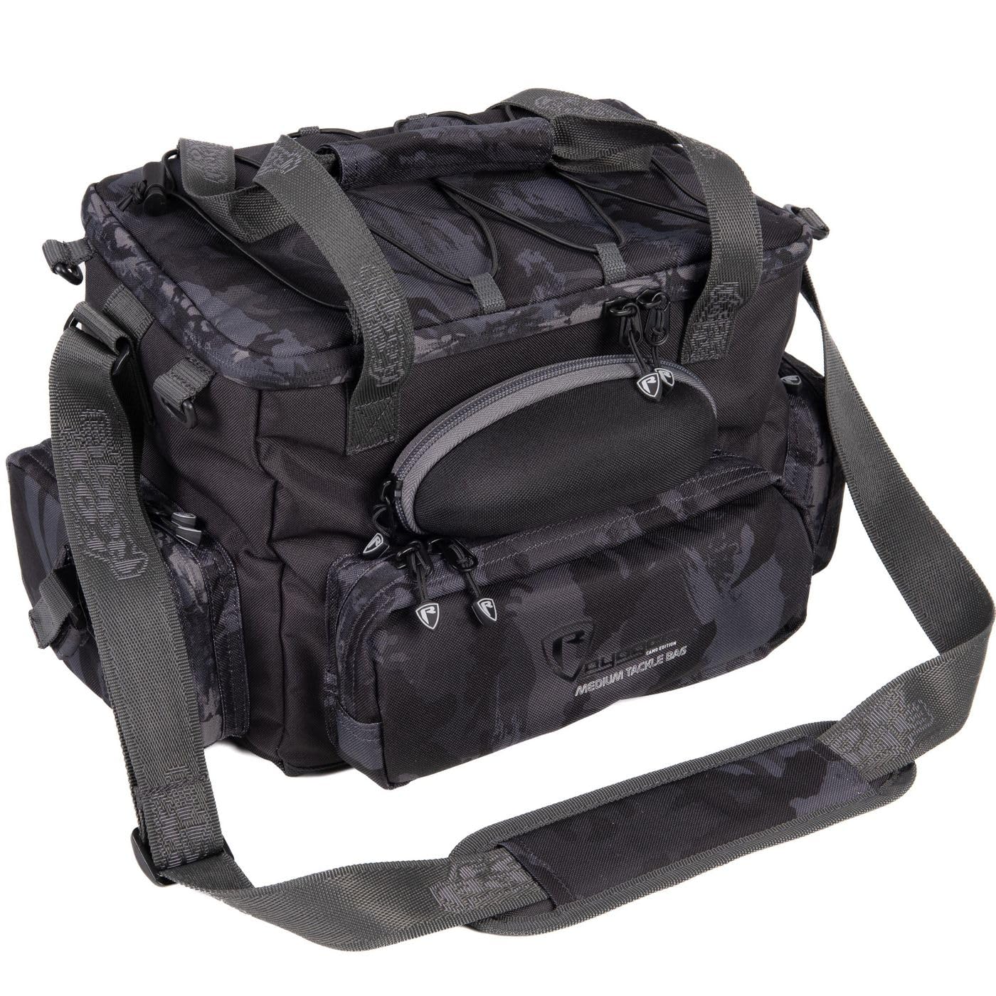 Fox Rage Camo Voyager Medium Tackle Bag 39x27x25cm - Angeltasche, Zubehörtasche, Tragetasche
