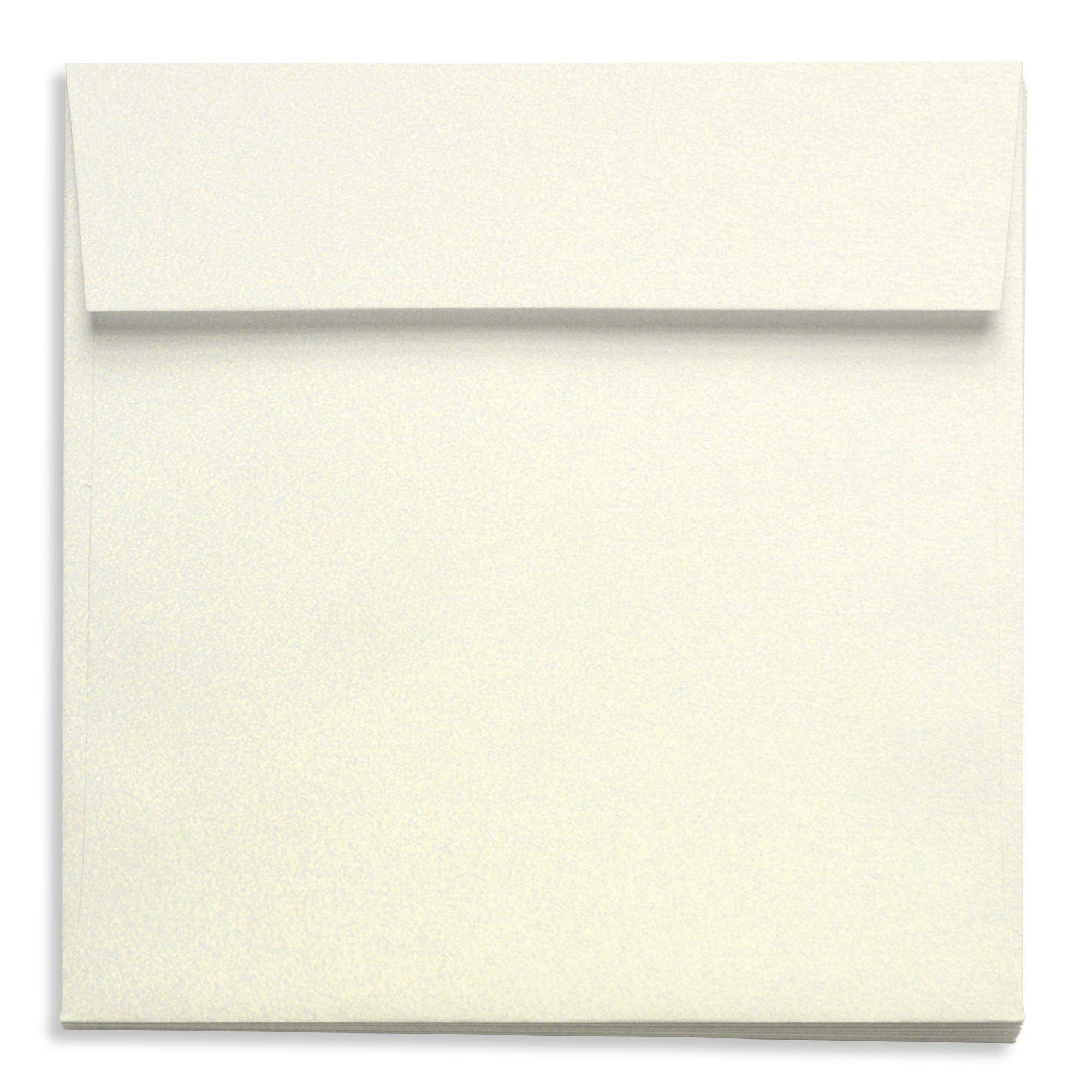 WhiteGold Square Envelopes - 6 1/2 x 6 1/2 Curious Metallics 80T, 25 Pack