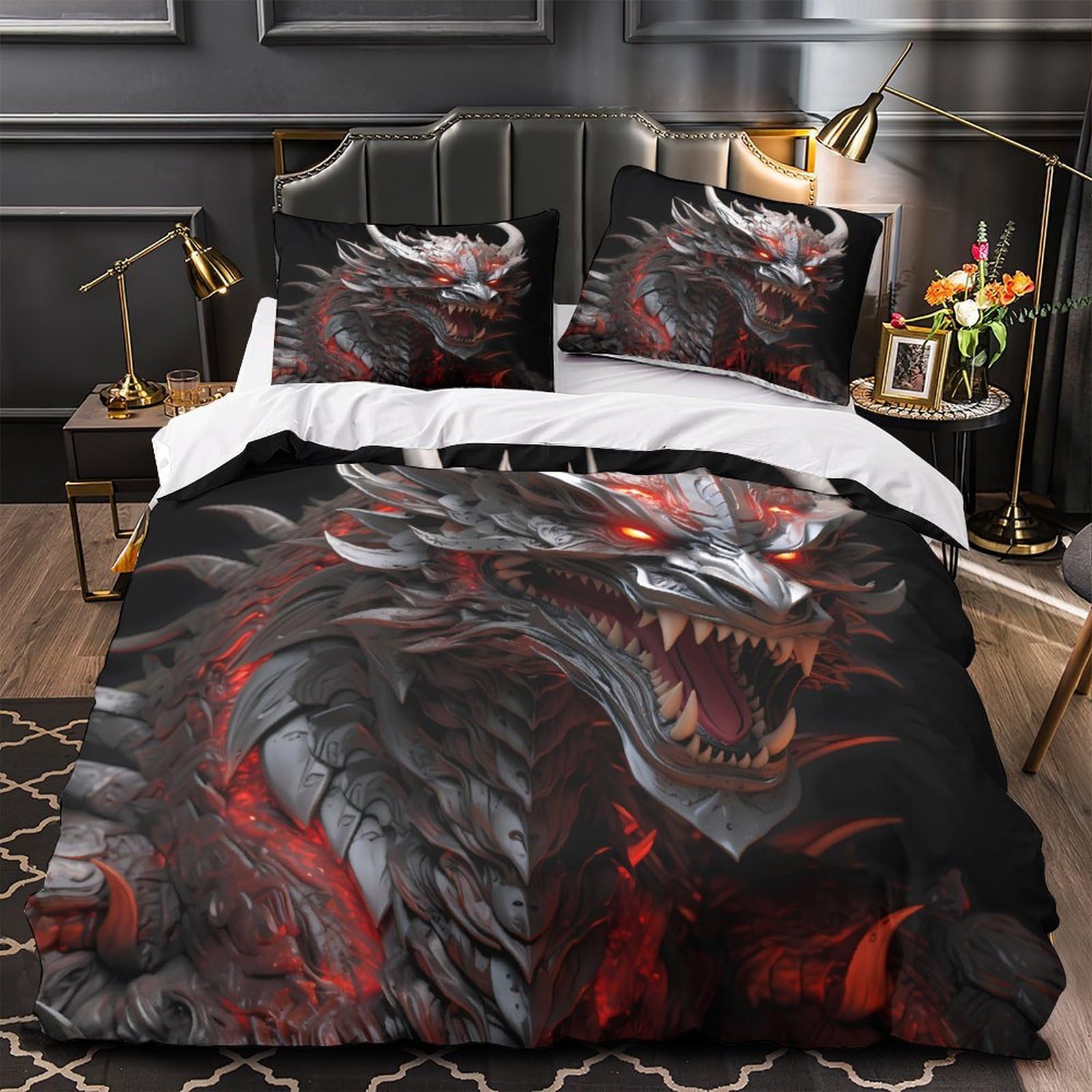 Housse de couette dauphin hypoallergénique pour un sommeil sain en couple