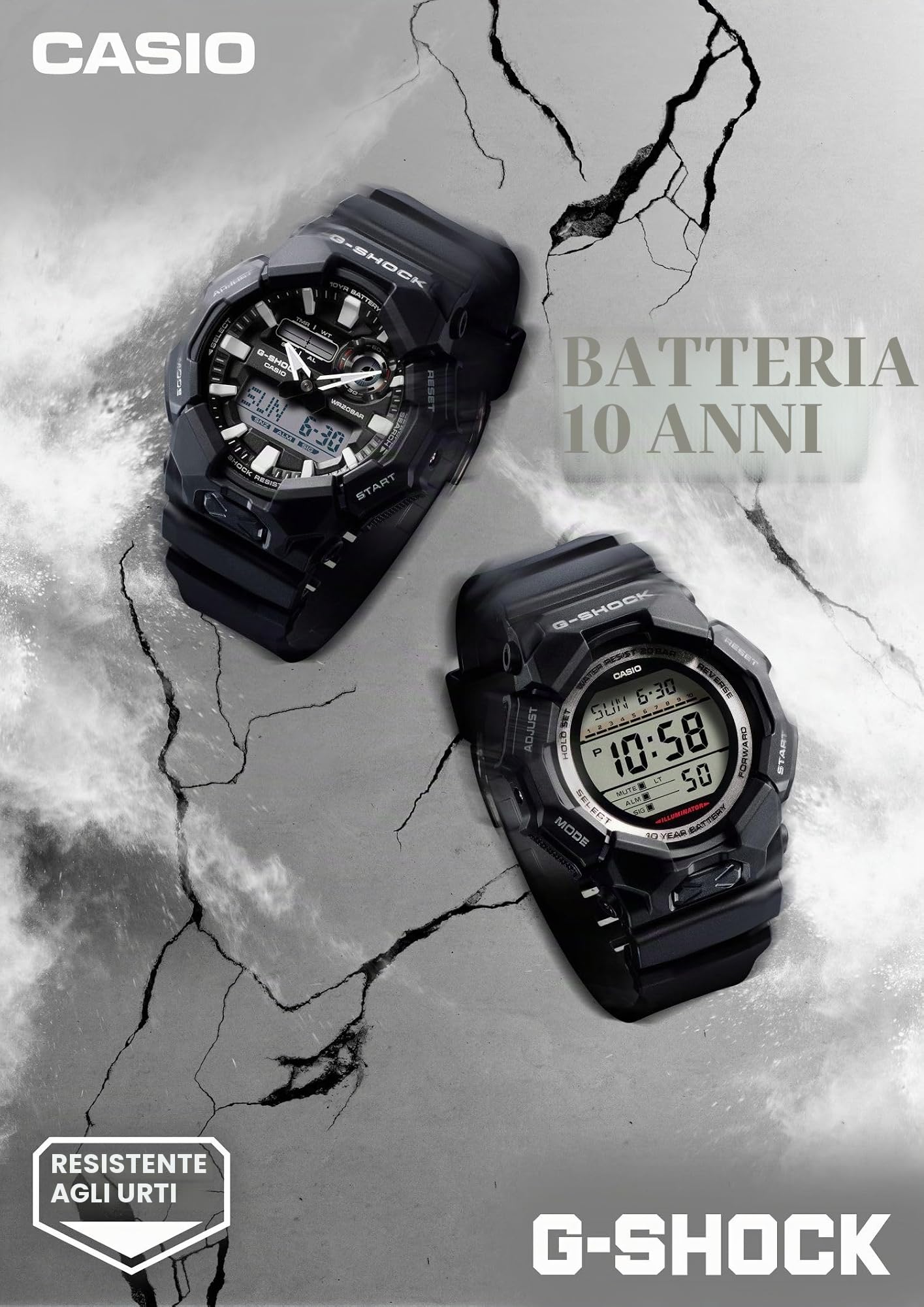 G-Shock Orologio da uomo Casio GA-010-2AER Classic