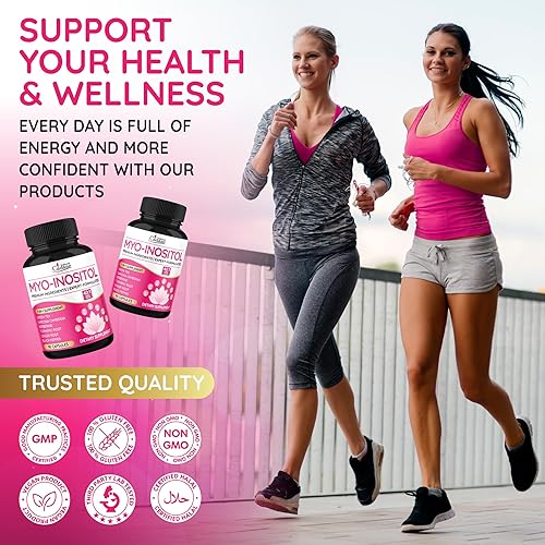 Miniatura 7 de Organic Cadane Myo Inositol & Cápsulas de té verde con Garcinia cambogia, berberina, cúrcuma, jengibre y pimienta negra  Apoya el equilibrio