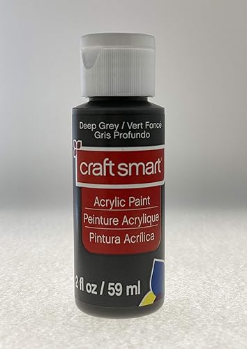 Miniatura 8 de Craft Smart - Pintura acrílica de 2 onzas líquidas, 1 botella, 50 colores (gris)