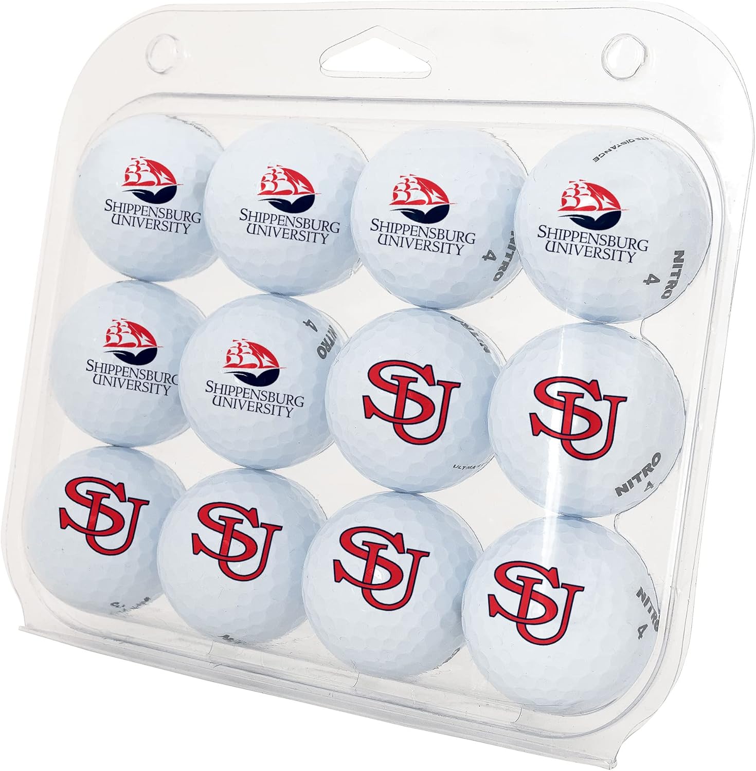 Desert Cactus Shippensburg University Golf Balls 12 Pack – SU Raiders Full Color Dozen – Officially Licensed Sport Team Accessory