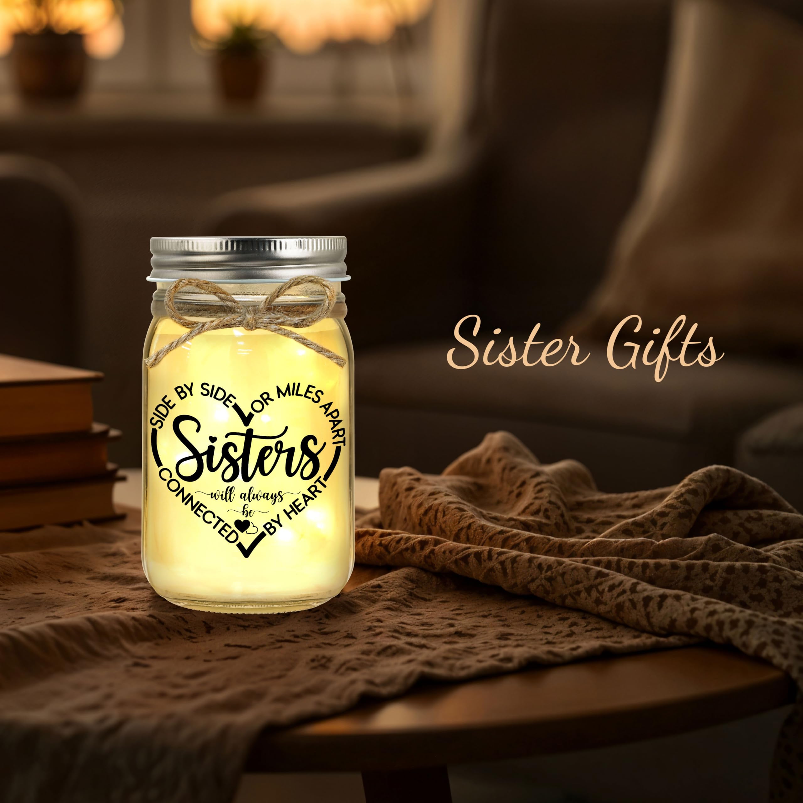 Sister Birthday Gifts, Mothers Day Gifts for Sister Christmas Valentines Day Sisters Sis Gift