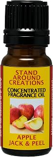 Concentrated Fragrance Oil - Apple Jack & Peel - Apples and Oranges Blended w/Cinnamon, Clove, Nutmeg. Infused w/Essential Oils. (.33 fl.oz.)