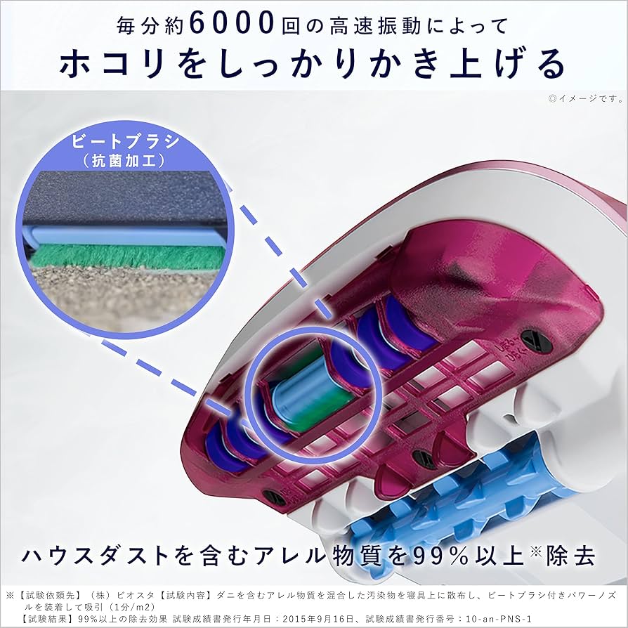 Amazon.co.jp: パナソニック ふとんクリーナー 紙パック式