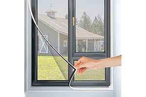 Magnetic Window Screens DIY Adjustable Anti Mosquito Window Mesh Screen Max 24'x32' (60 * 80cm)