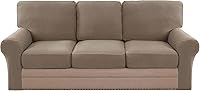 Vista 9 de H.VERSAILTEX Multi-Pieces Sofa Covers Stretch Couch Covers Form Fitted Seats and Back Cushions Covers