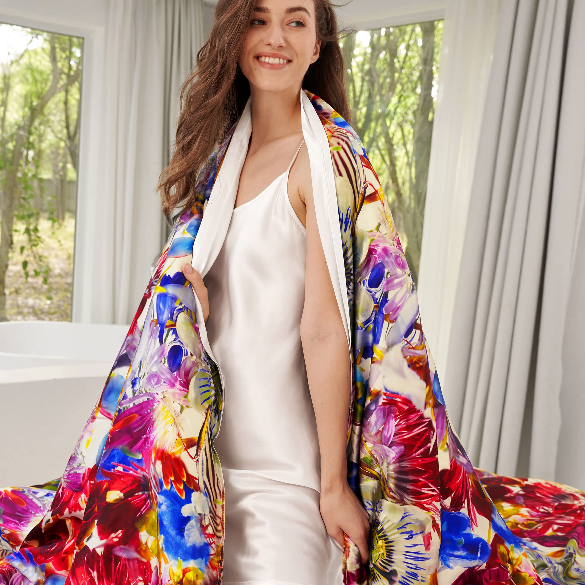 Amazon.com: LilySilk X Mika Ninagawa Exclusive Rose Orchid 4PCS