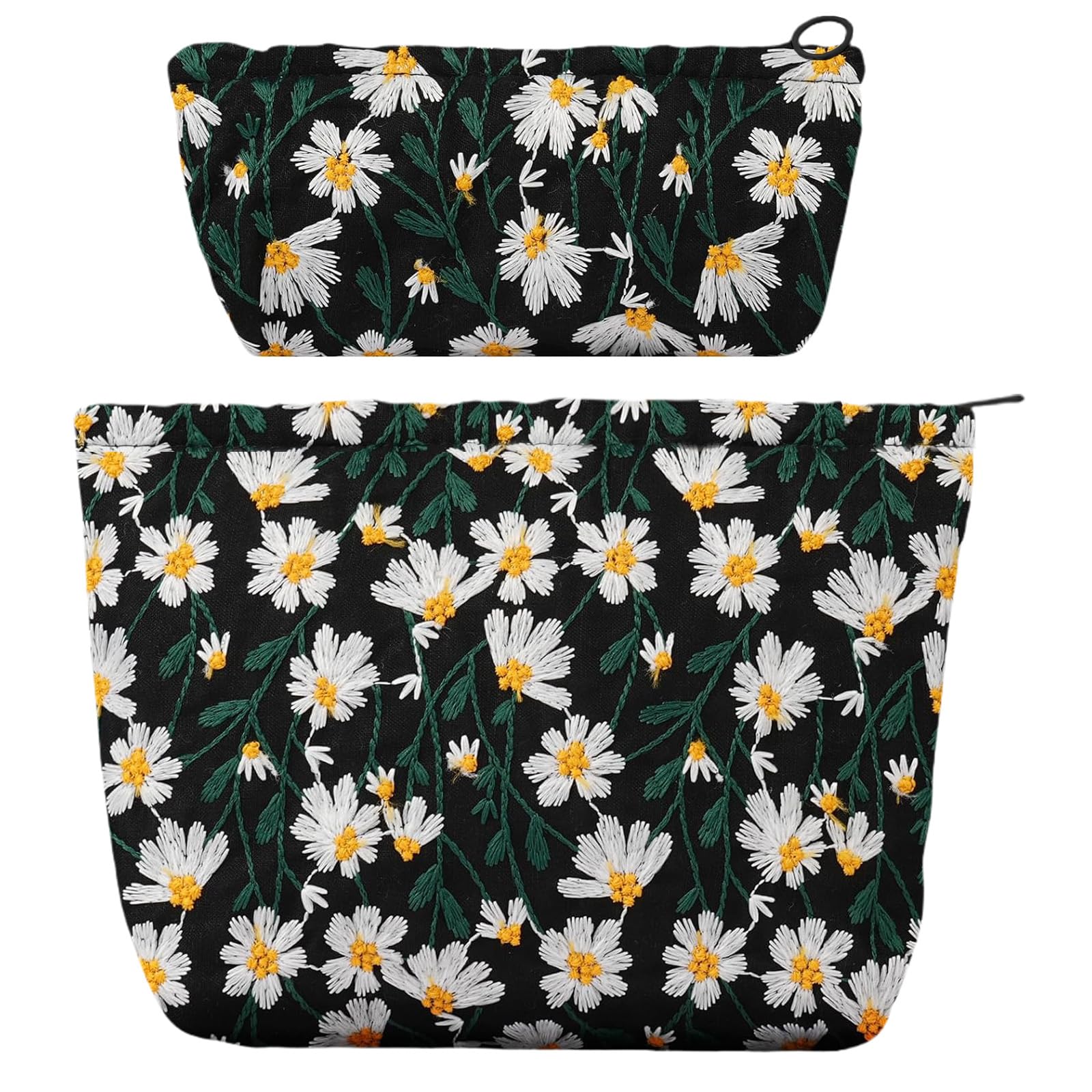 Aucuu Kulturtasche Kosmetiktasche, Make up Tasche Cord, Kosmetiktasche Multifunktionaler, Groß Kapazität Make up Tasche Waschtasche, Reisen Kulturtasche, Kulturbeutel Schminktasche Taschen Organizer