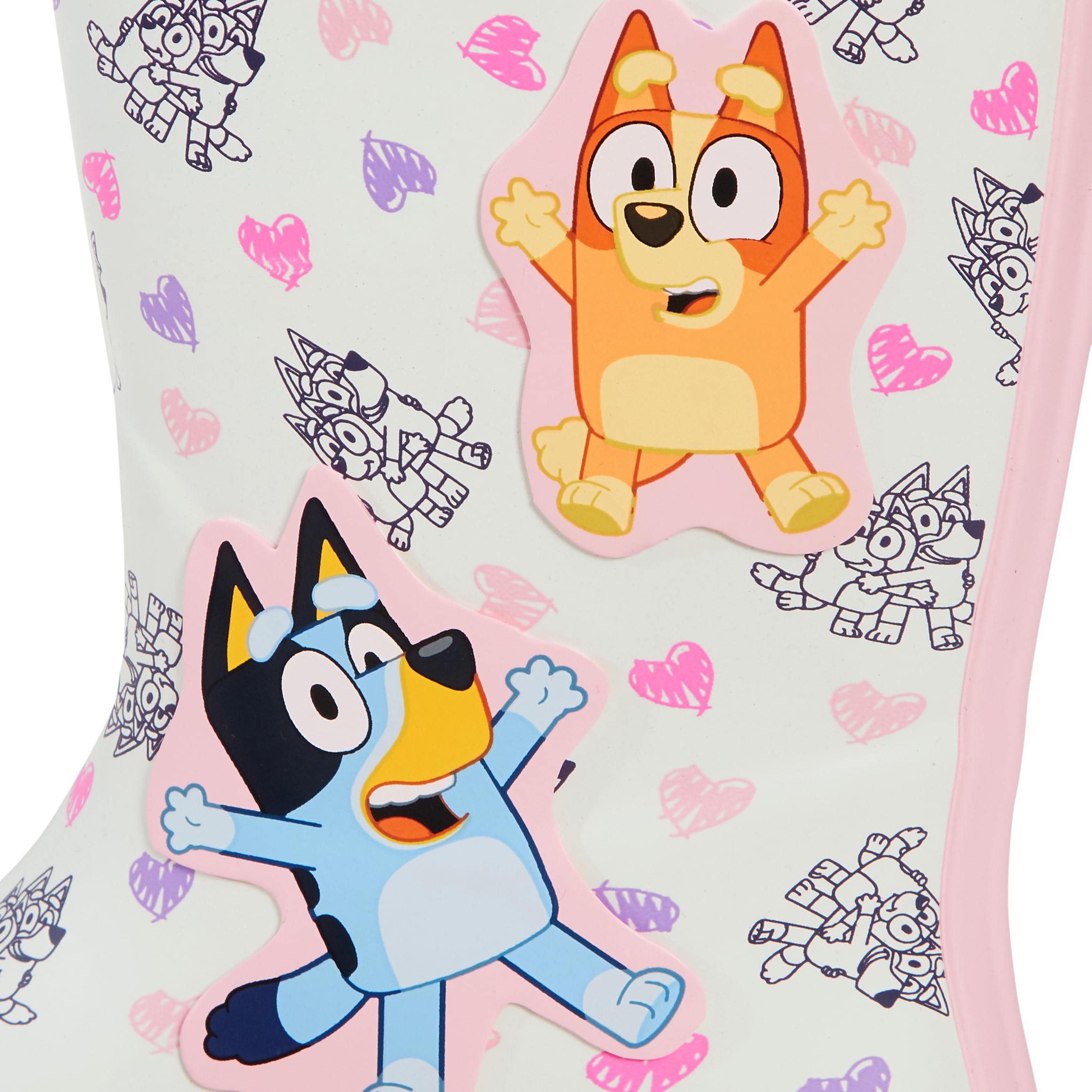 Bluey Bottes de pluie en caoutchouc pour filles