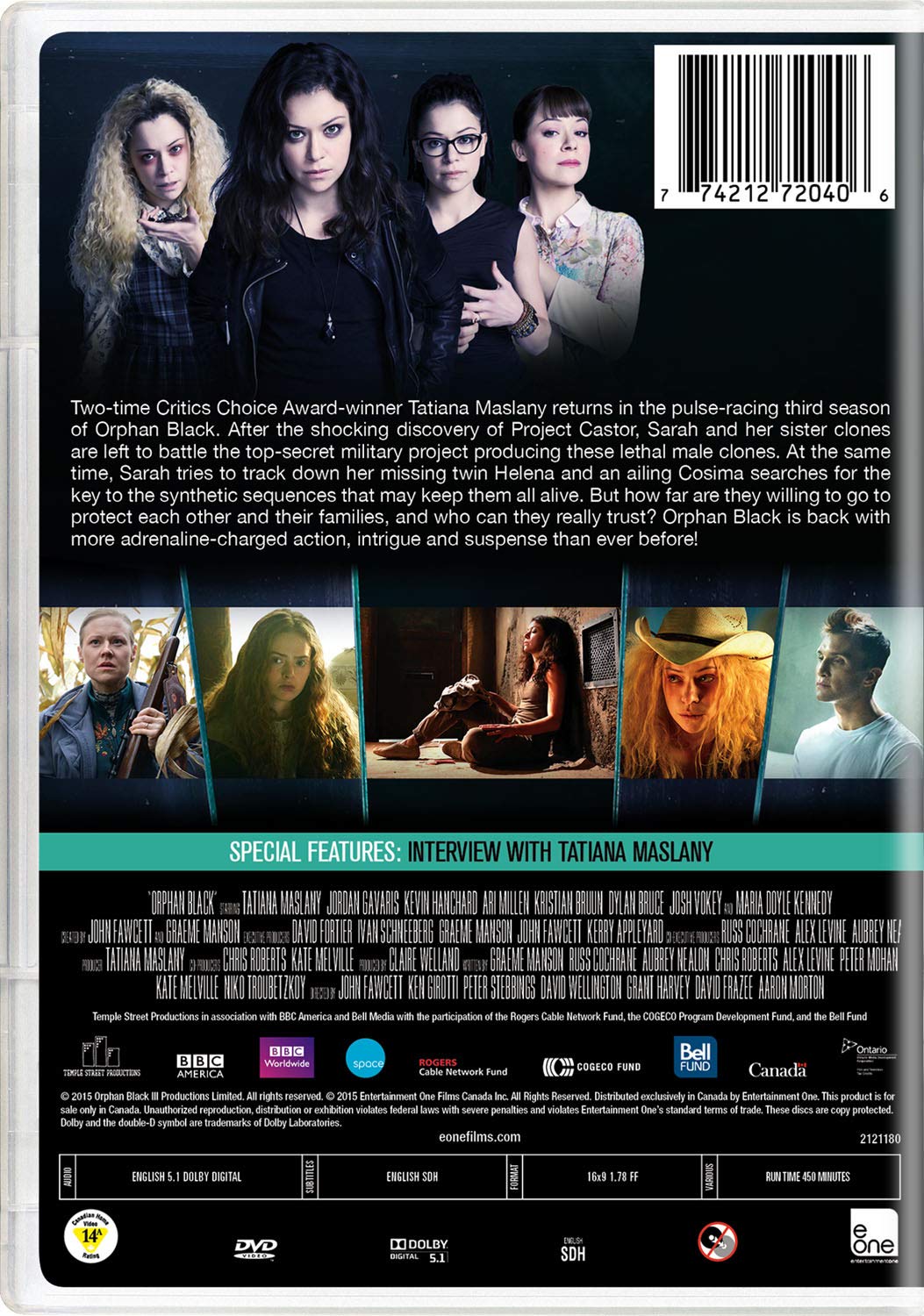 Orphan Black Season 3 [DVD]