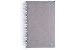 H&P Notebook - Medical History and Physical Notebook with 110 Templates and Minimalist Leather Cover