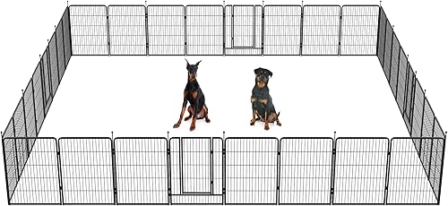 Miniatura 60 de FXW Corralito Instantáneo Sin Correa para Perros, Valla Portátil para Mascotas para Exteriores, Viajes en RV y Campamento, 40 pulgadas, 16 Paneles