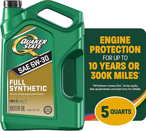 Miniatura 9 de Quaker State Aceite de motor sintético completo 5W-20, 1 cuarto de galón (paquete de 6)