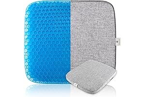 Gel Seat Cushion for Wheelchairs: Double-Layer Comfort and Incontinence Protection