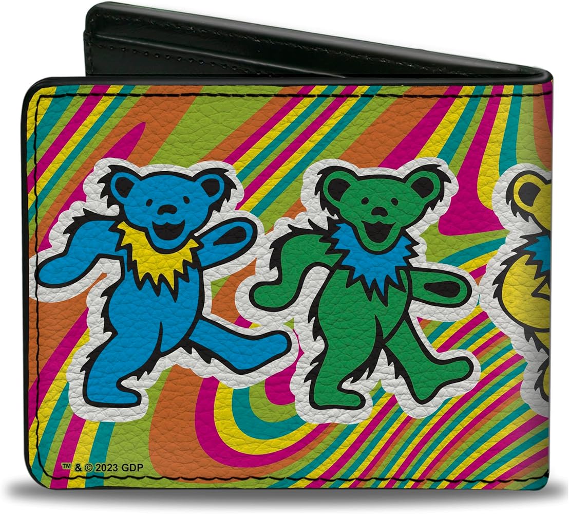 Amazon.com: Buckle-Down Grateful Dead Wallet, Bifold, Grateful