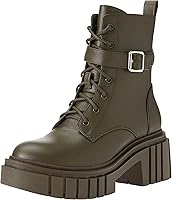 Vista 1 de The Drop Botas de combate con plataforma con cordones Koi para mujer