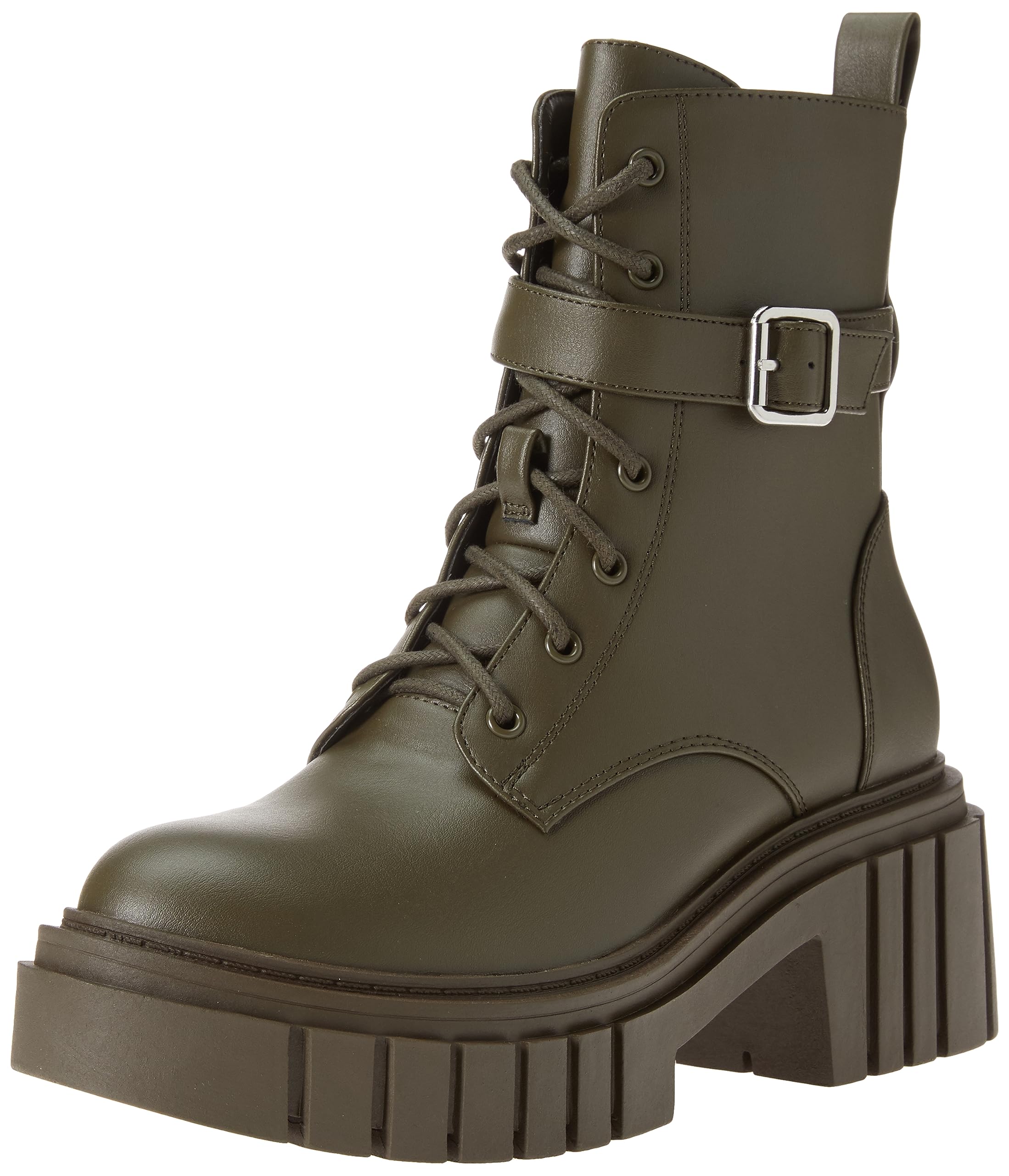 The Drop Women's Koi Lace-Up Platform Combat Boots