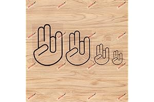 Shocker Hand Vinyl Decal Sticker: Elevate Your Belongings with Bold Expression