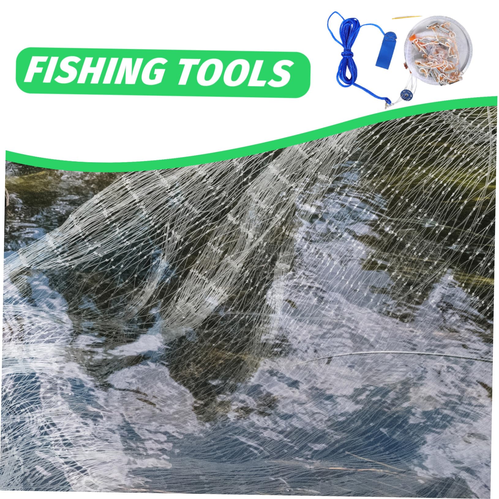 ERINGOGO Retino Da Lancio Facile Retino Da Pesca Per Esche Per Gamberetti Per La Pesca Di Pesciolini A Mano