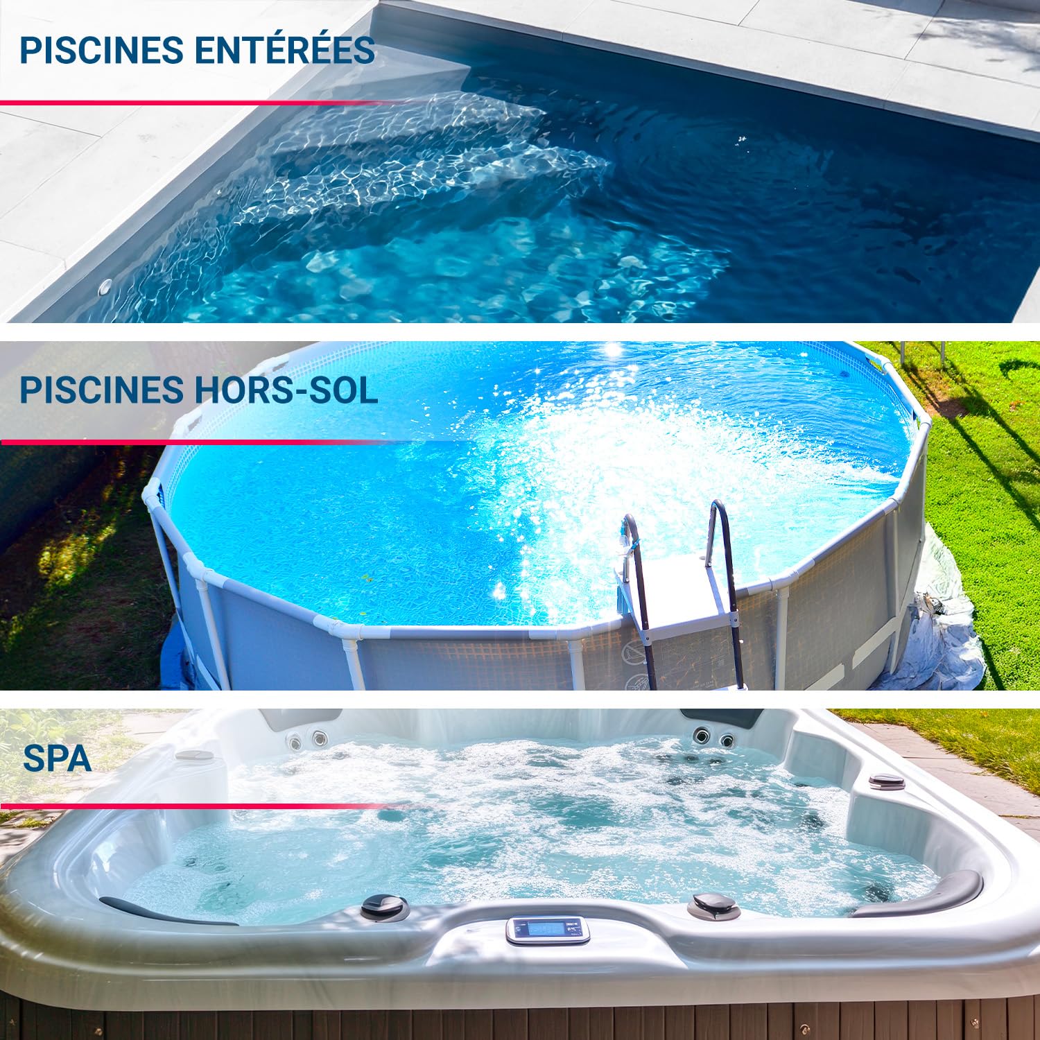 Bellaqua Chlore Choc Piscine 5 kg - Granulés Chlore Choc Rapide - Traitement Choc et Entretien Régulier - Désinfection Eau Verte et Eau Trouble