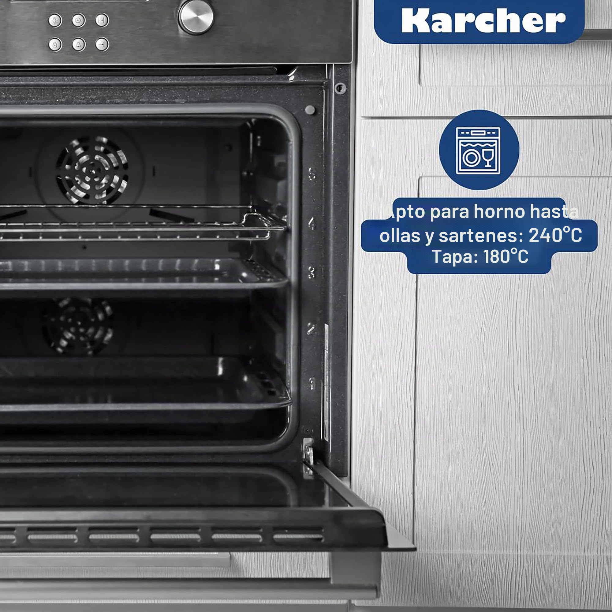 Kopf 122876 Batería de cocina Josie, 14 piezas, acero inoxidable