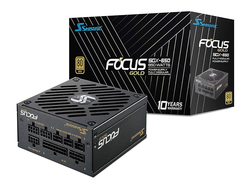 Seasonic FOCUS SGX-650 650W SFX電源 Seasonic Focus Sgx-650 zasilacz 650 W Sfx czarny - zasilacz