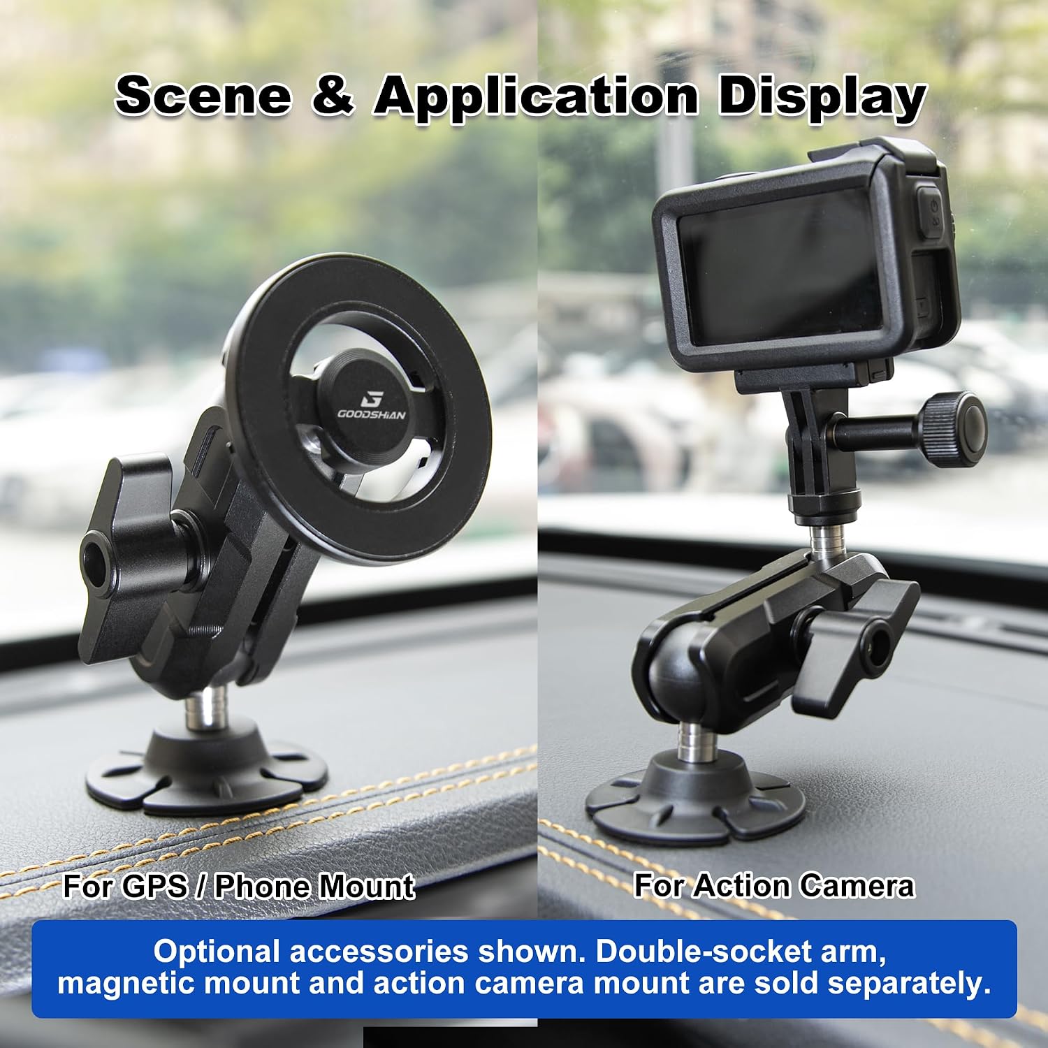 Heavy-Duty Stainless Steel 1" Ball Head for Car & Vehicle Mounting image 4