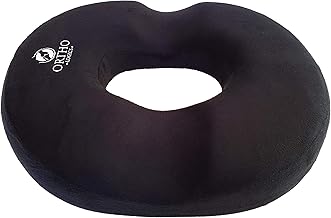 Memory Foam Ring Doughnut Donut Cushion Seat Piles Haemorrhoids Pregnancy Support Pillow Coccyx Pain, Suitable For Wheelchair, Car Seat, Home Or Office OL15