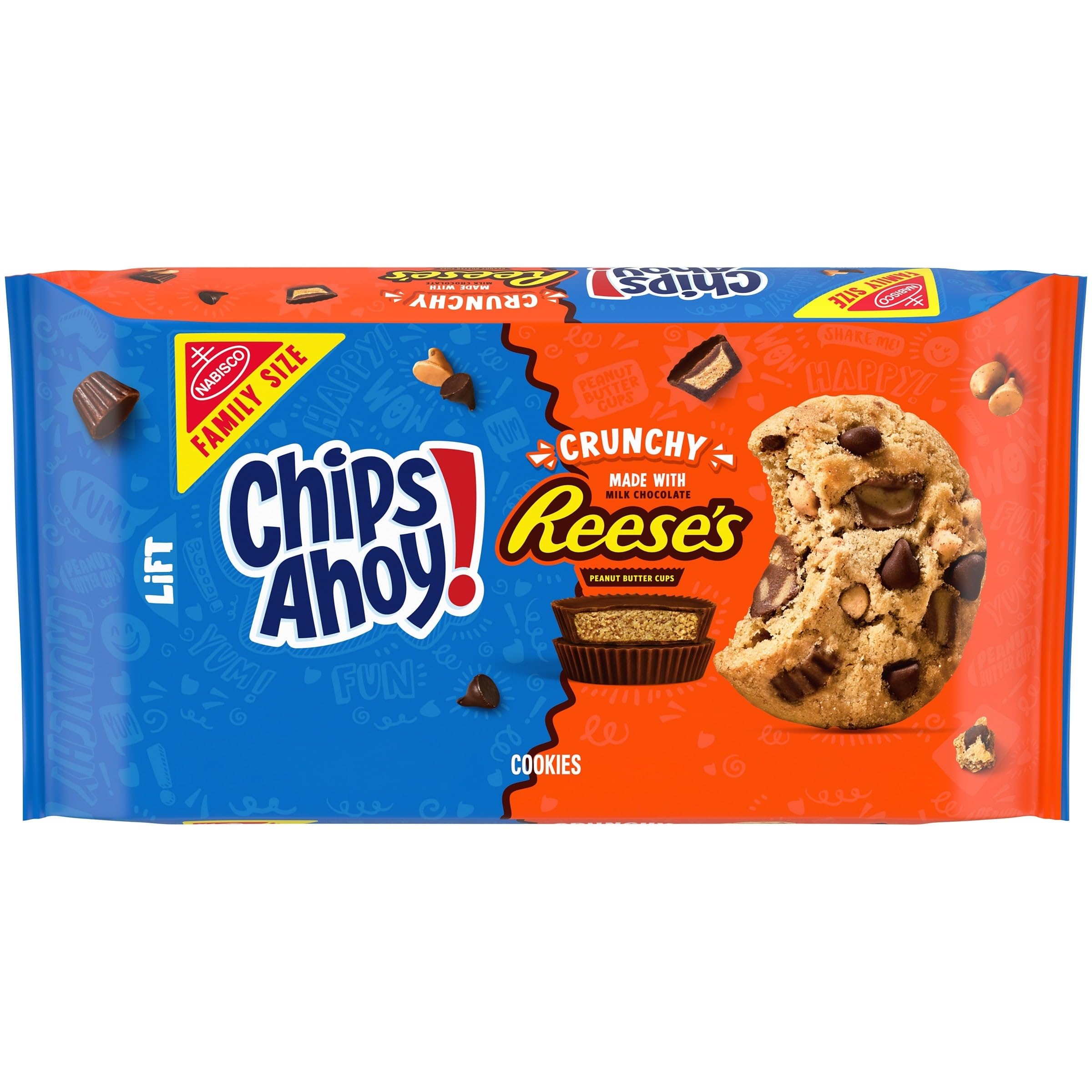 Reese’s Peanut Butter Cup Chocolate Chip Cookies, Family Size, 14.25 oz