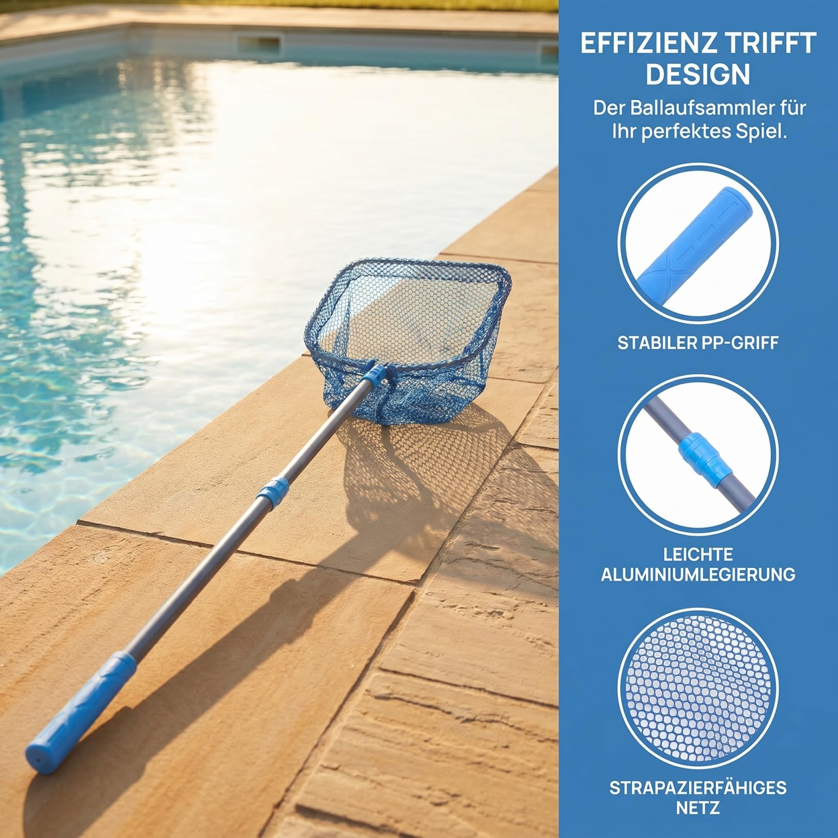 Mikinona Teleskopischer Tischtennisballpflücker Ballsammler Für Ping Pong Und Tischtennis Leichter Ballpicker Mit Edelstahlstange Für Training Spielplatz Und Schwer Zugängliche Ecken
