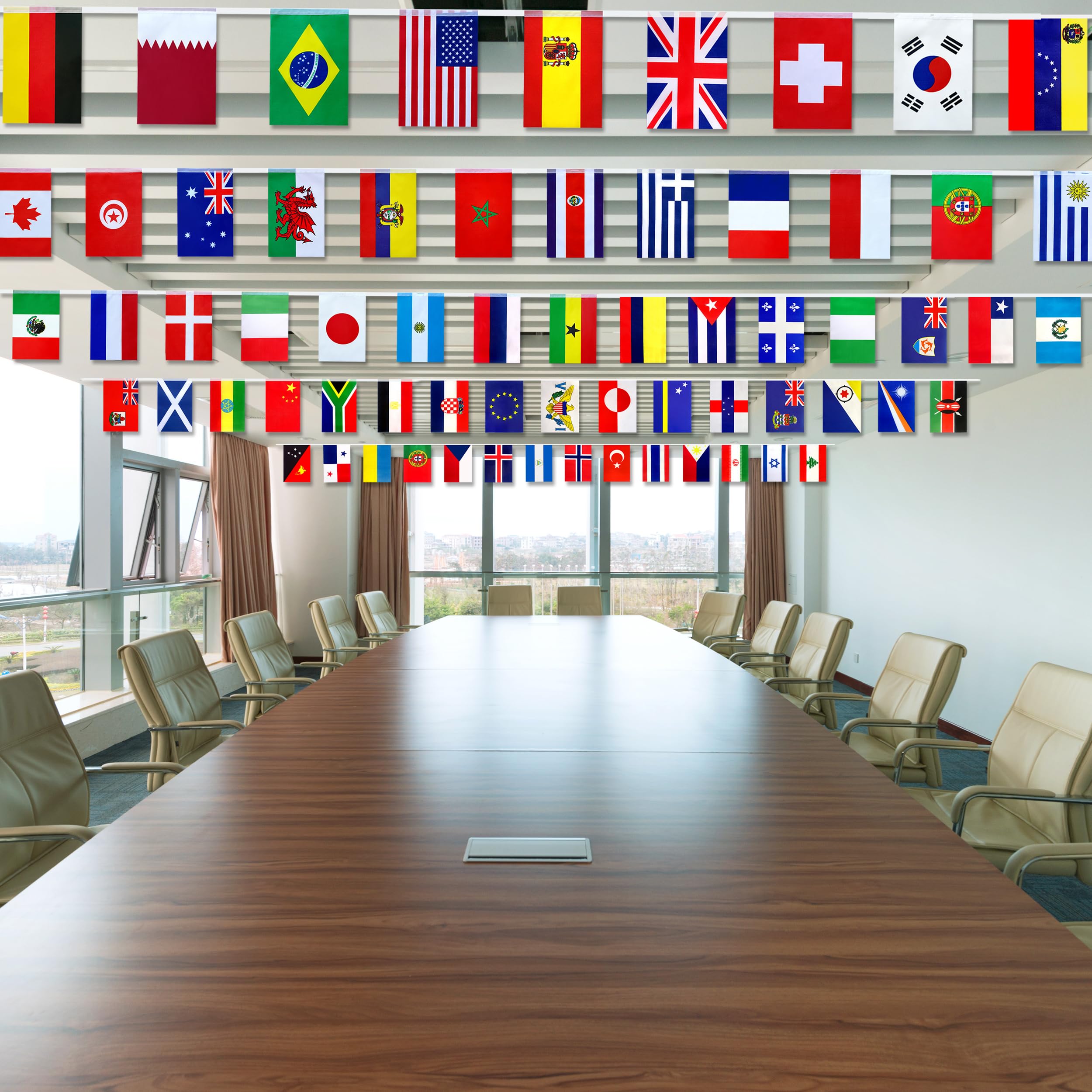 Amazon.com : XMZY 226 World Countries International Flags Banner
