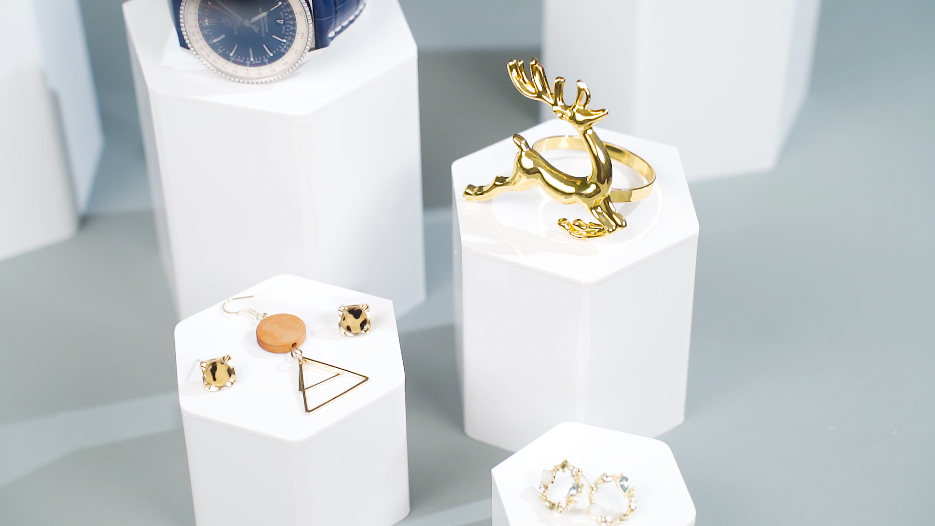ジュエリースタンド ジュエリースタンド アクセサリーケースPB.アクセサリースタンド 048721
