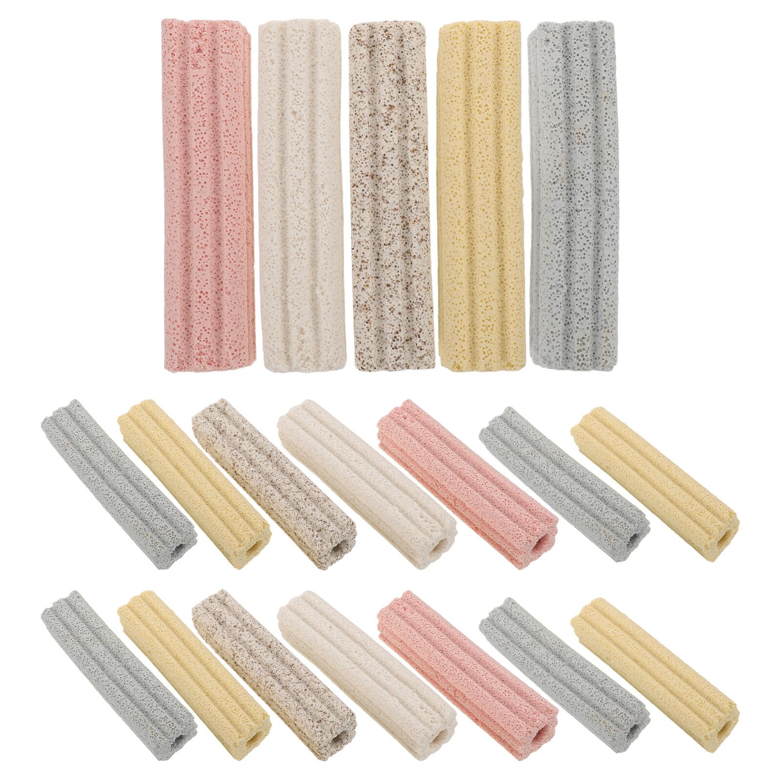 Toyvian Medios Filtrantes para Acuarios Grandes 20 Piezas Biofiltros Cerámicos Reutilizables Material de Filtro para Estanques y Peceras Accesorios para Filtración y Mantenimiento