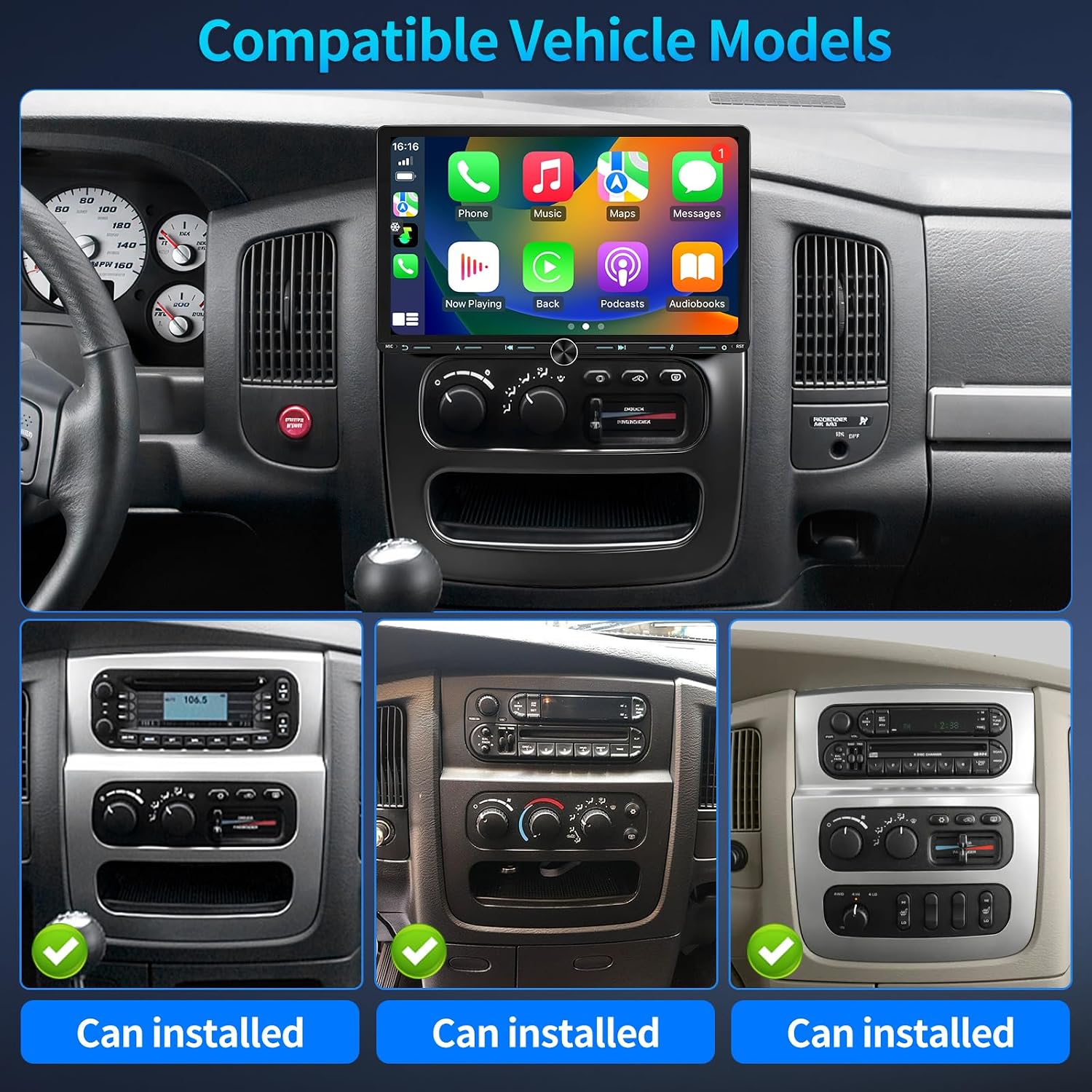 8Core Radio for Dodge RAM 1500 2500 3500 2002-2005 9 Inch image 2
