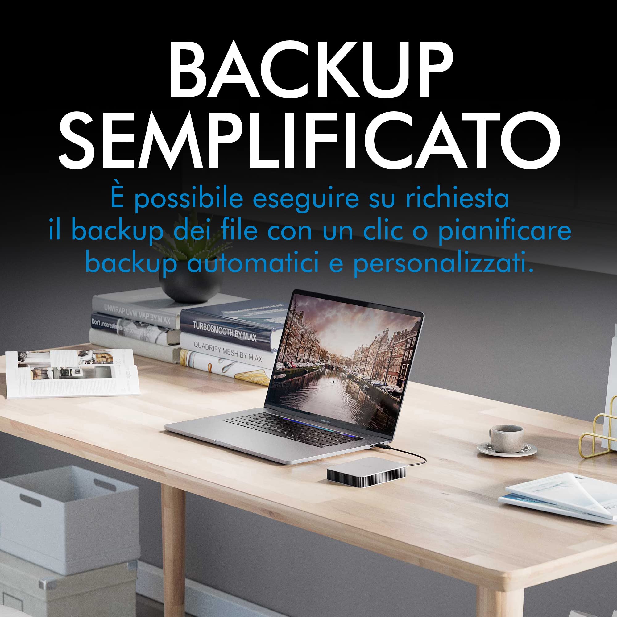 LaCie Mobile Drive 1TB, Hard disk esterno portatile, per PC Mac iPad & iPhone, Data Rescue Service (STLP1000400)