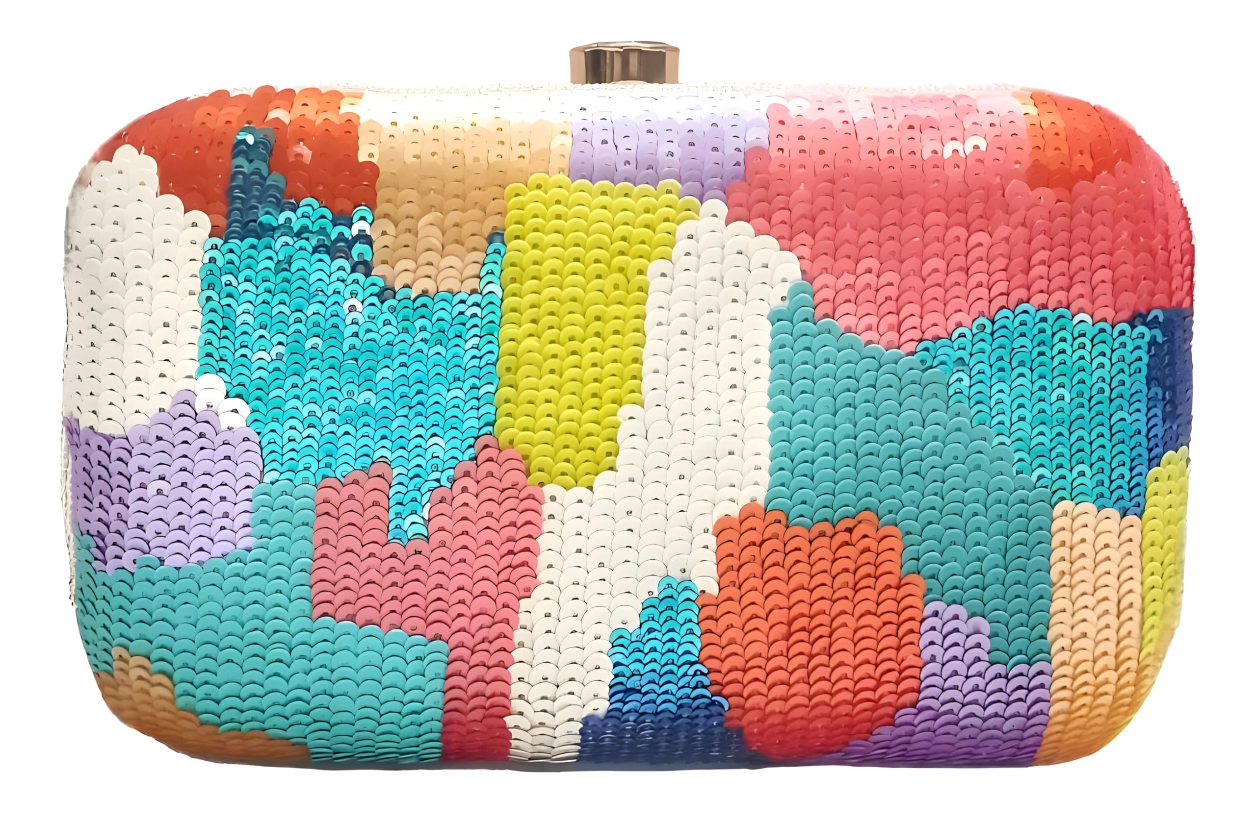 Amerie Fashions Womens & Girls Peach Sequins Clutch for Party Wedding (B0D1NFVQJS) Amazon Price History, Amazon Price Tracker