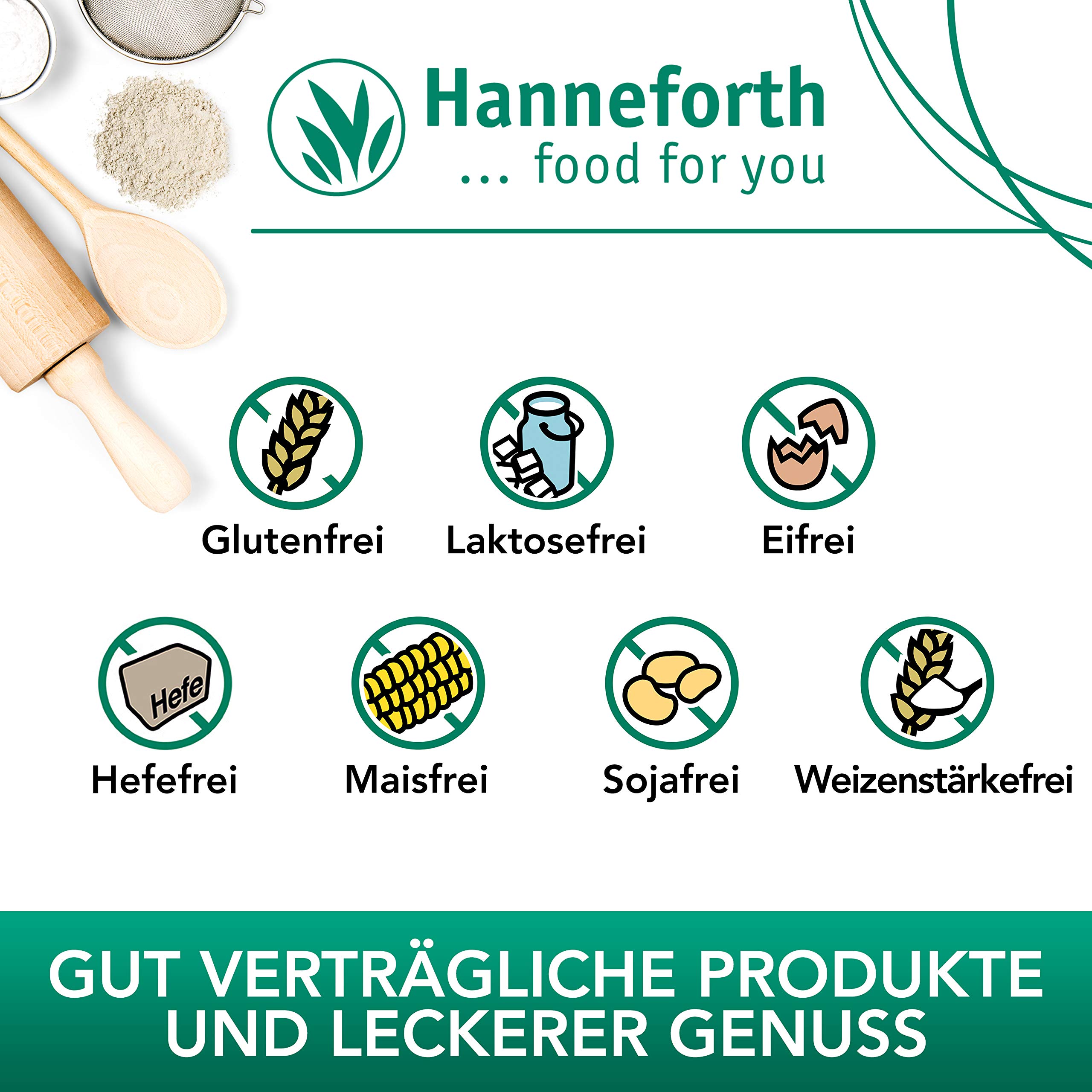 Reines glutenfreies Kochbananenmehl | 3x500gr | Hanneforth