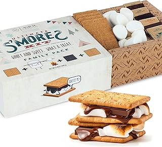 Smores Kit By Astor Chocolate Smore Kit for Fire Pit, Camping, Includes ...
